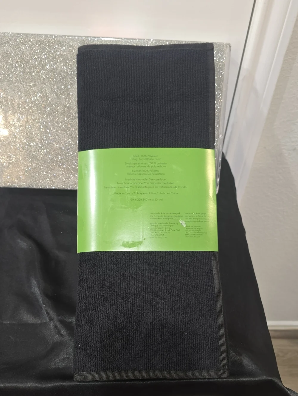Kate Spade New York Set Of 2 Polka Dot Reversible Drying Mats